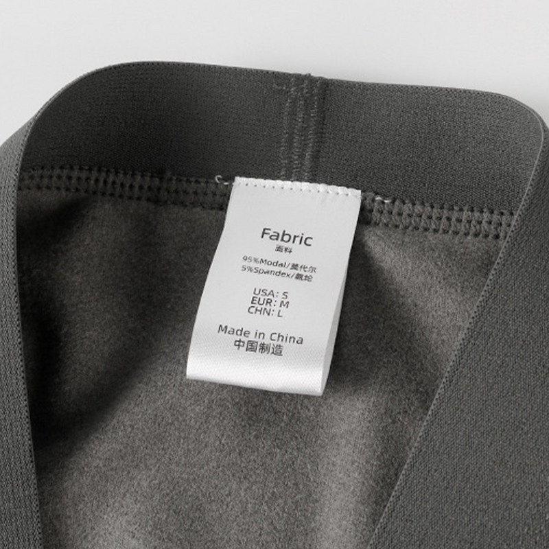 Ανδρικά εσώρουχα από βαμβακερά φλις μακρύτερα εσώρουχα Χειμερινά σορτς θερμικά μπόξερ κυρτά εσώρουχα πουγκί Comfy αθλητικά βελούδινα σλιπ μπόξερ