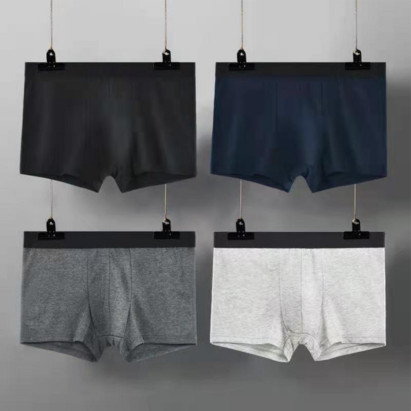 Slip boxer elastic moale pentru bărbați, chiloți respirabili, lenjerie de corp casual pentru bărbați, pantaloni scurti boxer, pantaloni scurți sport, A5