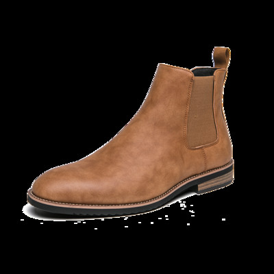 Chelsea čizme Muške antilop kože Pristojne muške gležnjače Originalne kratke cipele za slobodno vrijeme Zimske čizme u britanskom stilu Zapatillas Hombre