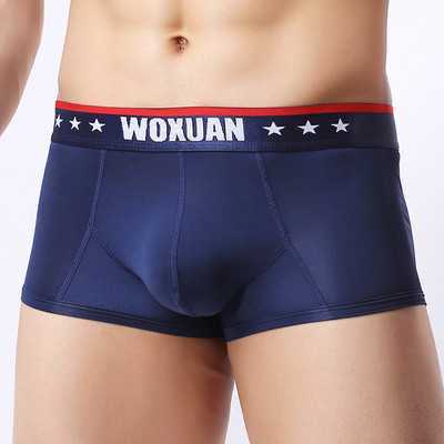 Νέα ανδρικά ελαστικά εσώρουχα μπόξερ εξαιρετικά λεπτά αναπνεύσιμα μπόξερ σορτς Cueca μαλακά σώβρακα χαμηλής μέσης