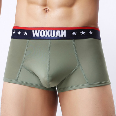 Νέα ανδρικά ελαστικά εσώρουχα μπόξερ εξαιρετικά λεπτά αναπνεύσιμα μπόξερ σορτς Cueca μαλακά σώβρακα χαμηλής μέσης