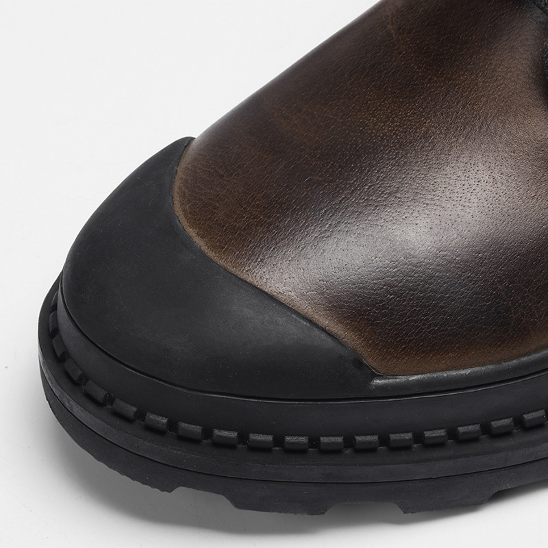 Muške zimske čizme Ručno izrađene retro muške čizme od Muške zimske cipele 