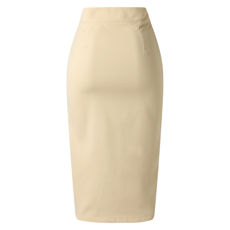 Ženske suknje Moda 2022. Suknja visokog struka Ženske midi suknje proljeće ljeto Ženske ženske suknje A kroja s remenom na dugmad