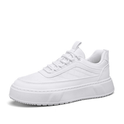 2023 Pantofi ocazional pentru bărbați, pantofi ușoare, respirabili, pantofi pentru bărbați, pantofi cu șireturi, albi, pentru călătorii de afaceri, Tenis masculin