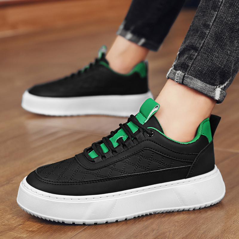 2023 Pantofi ocazional pentru bărbați, pantofi ușoare, respirabili, pantofi pentru bărbați, pantofi cu șireturi, albi, pentru călătorii de afaceri, Tenis masculin