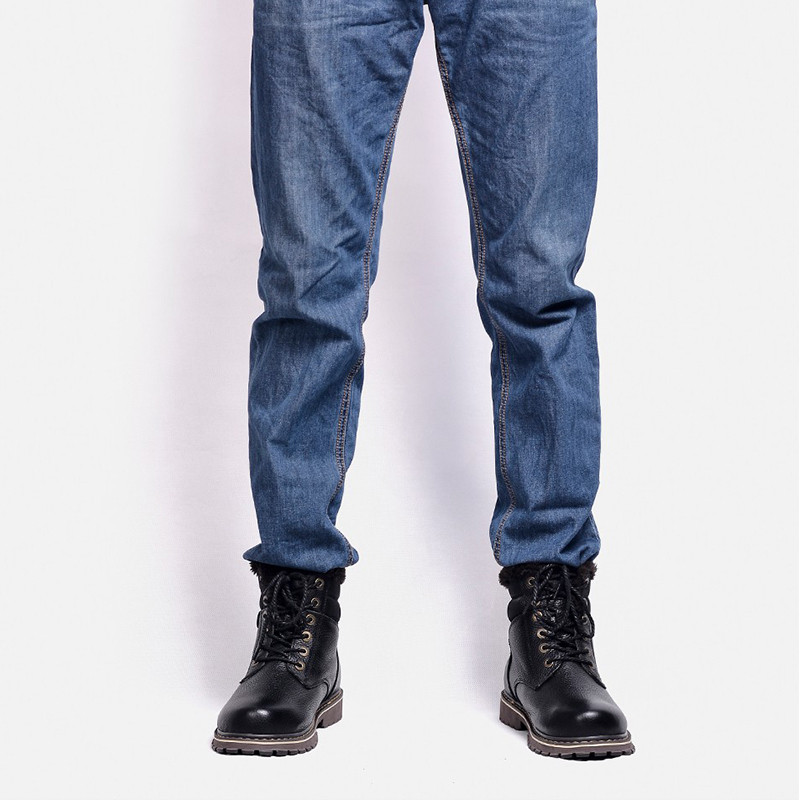 Čizme za snijeg Zimske čizme od kože za koža Muške zimske cipele Tople ručne izrade