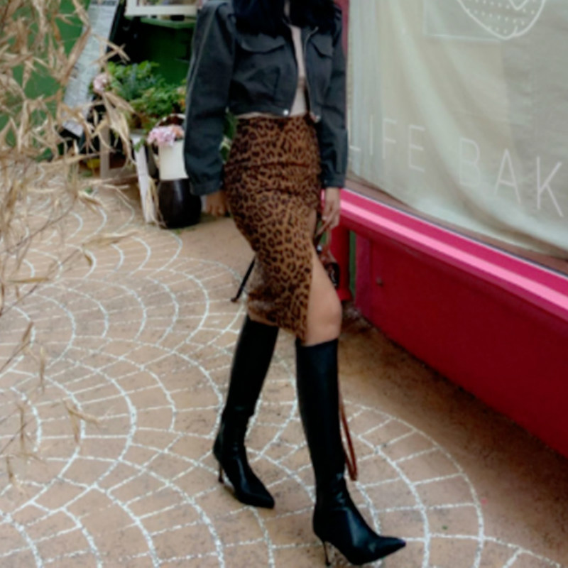 2023 Dámska ležérna sukňa Isinbobo Sexy sukne s vysokým pásom Dámske krátke šaty Y2k Leopard Hadí kožušinové krátke šaty Kpop Slim Semiš
