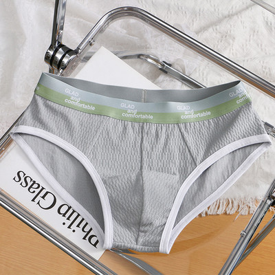 [Bloom the love] Slip din bumbac moale pentru bărbați Slip pentru bărbați Slip confortabil Cuecas Masculina Homme Boxershorts M-3XL C6139