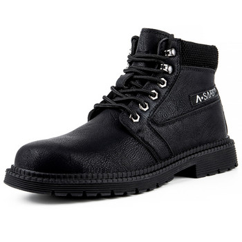 Αδιάβροχες μπότες εργασίας & ασφαλείας Ανδρικές δερμάτινες μπότες Άφθορα ανδρικά παπούτσια εργασίας Χειμερινές μπότες ασφαλείας Ανδρικά παπούτσια από ατσάλι