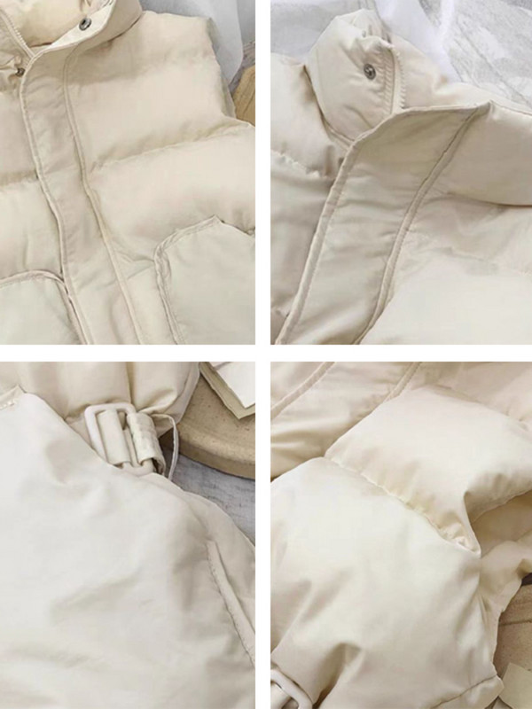 Vintage prsluci Ženska odjeća Široka modna zimska, sveobuhvatna, ležerna, džepovi, korejski stil Topli Chalecos Para Mujer Streetwear Chic