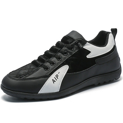 Tenisice Muške Nove proljetne i jesenske ravne muške cipele s ravnim dnom na vezanje Ležerne modne vanjske protuklizne prozračne svestrane trendi cipele