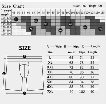 Мъжко бельо Боксерки с дълги крака Къси памучни дишащи плътни издутини с голяма торбичка Боксерки Секси бикини Мъжки бикини