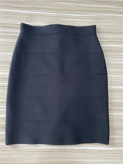 Fusta neagră cu bandaj bodycon pentru femei, îmbrăcăminte la modă, ocazional, cu talie înaltă, sexy, pentru petrecere, pentru club, fuste vara 2022