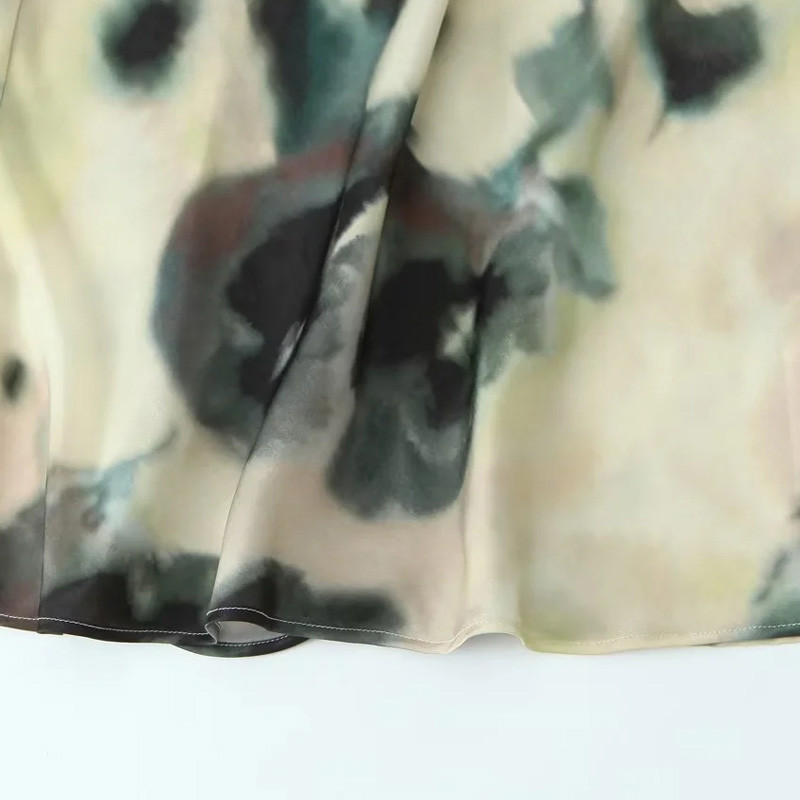 Dámska saténová sukňa TRAF s vysokým pásom a midi sukňou, letné viazané dlhé sukne pre ženy, móda 2023, elegantné dámske sukne