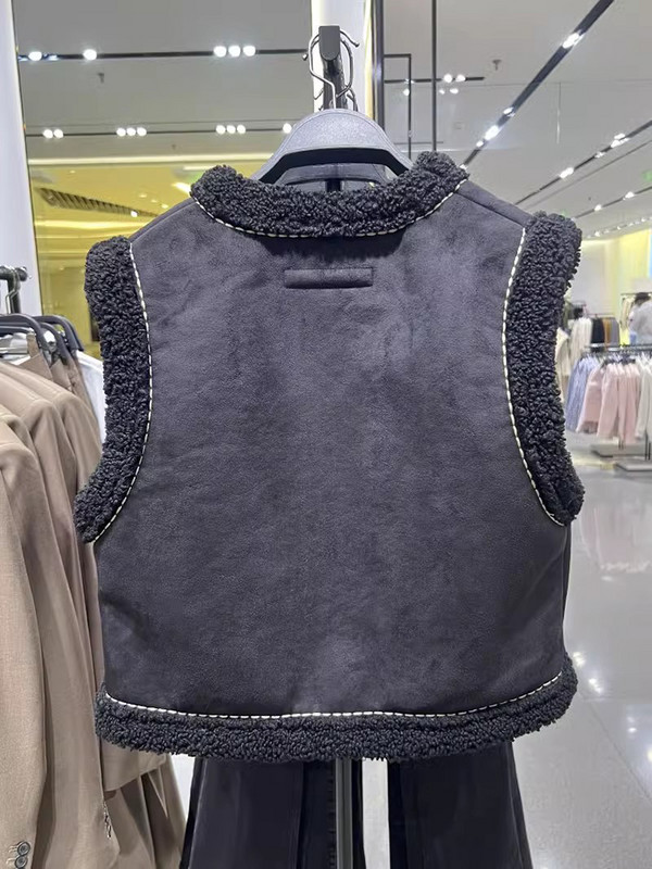 Jesenná vesta z jahňacej vlny pre ženy, vintage vesta s výstrihom do V, výšivka, vesta bez rukávov, dámska teplá vesta, dámsky ležérny kardigan