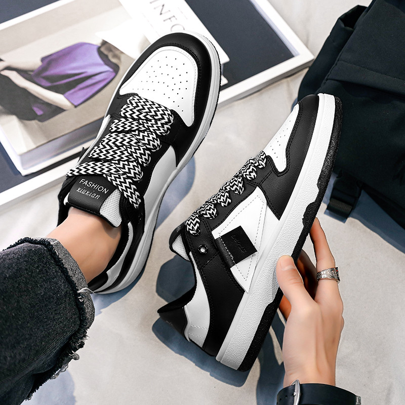 2023, pantofi de modă de primăvară și toamnă, cu fund plat, pantofi vulcanizați pentru bărbați, ocazional, în aer liber, anti-alunecare