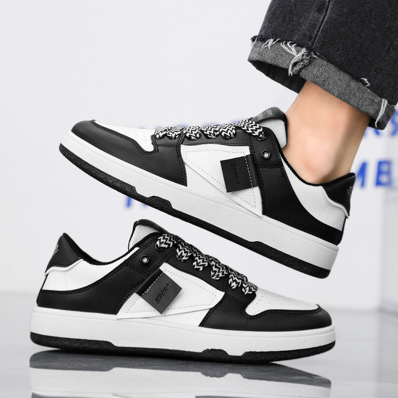 2023, pantofi de modă de primăvară și toamnă, cu fund plat, pantofi vulcanizați pentru bărbați, ocazional, în aer liber, anti-alunecare