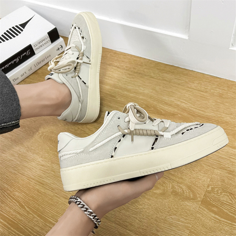 Muške vulkanizirane cipele Nove ravne donje ležerne moderne vanjske neklizajuće dezodoransne udobne mekane donje svestrane muške cipele