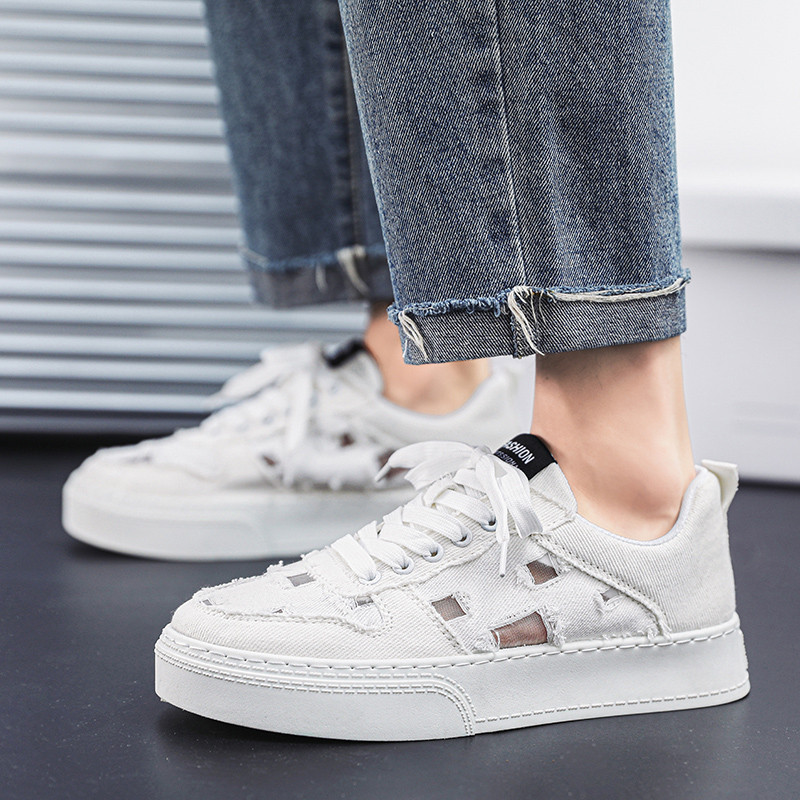 2023 Nové pánske tenisky s okrúhlou špičkou, ploché šnurovacie tenisky, ležérne, outdoorové, protišmykové, pohodlné, univerzálne, trendy, pevné, pánske vulkanizované topánky