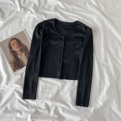 Costum cu fustă scurtă pentru femeie Hot Girl Party Palatul coreean Hot Girl Bubble Maneca Tricou scurt Retro Jucăuș Fusta plisată