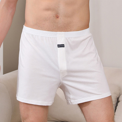 Ανδρικά σορτς μπόξερ casual φαρδιά πόδια από βαμβακερό σορτς για το σπίτι Εσώρουχα σώβρακο