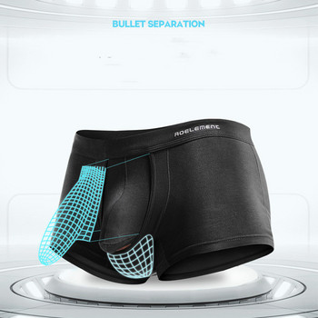 Мъжко бельо Боксерки Шорти Modal Panties Man Solid Bullet Separation Pouch Мъжки гащи Cueca Calzoncillo Голям размер L-5XL