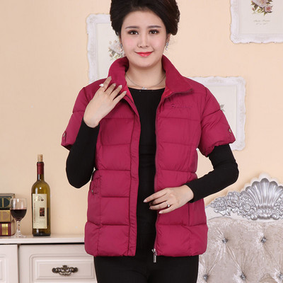 Νέο γυναικείο βαμβακερό γιλέκο με κοντό μανίκι χειμωνιάτικη ζακέτα Ζεστή μάρκα φαρδύ παλτό Σχεδιαστής Ένδυσης Υπερμεγέθης Παχύνοντας