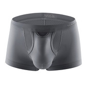 Boxer pentru bărbați din mătase de gheață Scrotum Capsule, respirabil, uscare rapidă, chiloți pentru bărbați Cueca, husă pentru penis, geantă separată, chiloți sexy