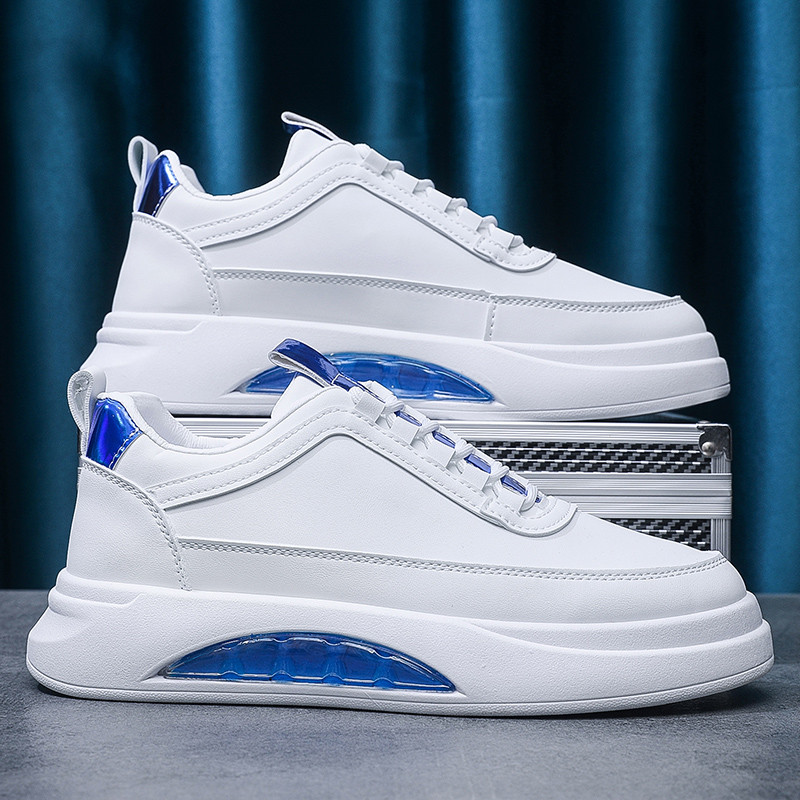 Noi de primăvară pentru petrecere a timpului liber, anti-alunecare, talpă groasă, pantofi cu șireturi pentru bărbați, confortabili, talpă moale, respirabil, versatili, pantofi vulcanizați pentru bărbați