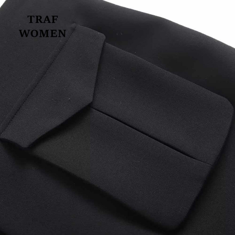 TRAF FEMEII 2023 Primăvară Nou Fusta mini cu talie înaltă Design Sense Buzunar Decorație Asimetrică Moda Femei Fusta Vintage 7563055