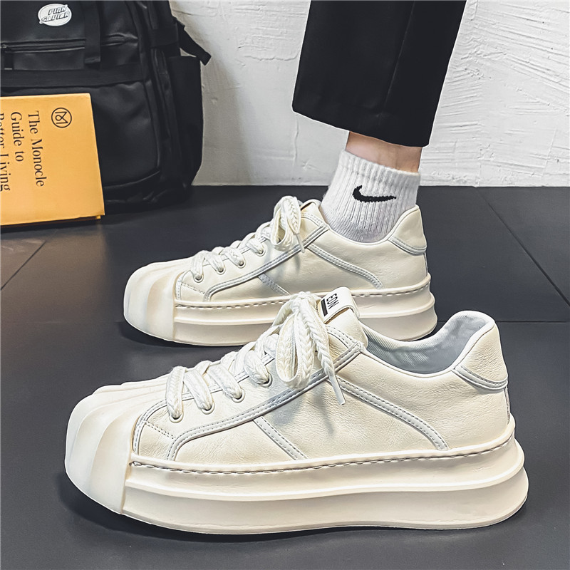 2023 m. Nauji pavasario vienodi, suvarstomi madingi vyriški vienviečiai batai, laisvalaikio neslystantys, kvėpuojantys, madingi, tvirti sekli batai vyrams