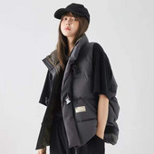 2023. Zimski kardigan prsluk bez rukava Ženski pamučni prsluci Jakne bez rukava Toplija zadebljana ulična odjeća Korejski kaput s patentnim zatvaračem