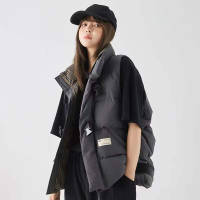 2023. Zimski kardigan prsluk bez rukava Ženski pamučni prsluci Jakne bez rukava Toplija zadebljana ulična odjeća Korejski kaput s patentnim zatvaračem