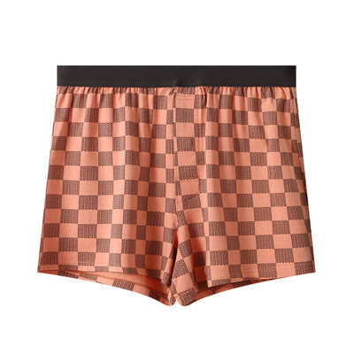 Ανδρικά μπόξερ Βαμβακερά μοντάλ μπαούλα εσώρουχα Μαλακά άνετα εσώρουχα Εσώρουχα με βέλη Καρό στη μέση Μπόξερ σορτς Φαρδιά σώβρακο