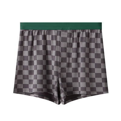 Ανδρικά μπόξερ Βαμβακερά μοντάλ μπαούλα εσώρουχα Μαλακά άνετα εσώρουχα Εσώρουχα με βέλη Καρό στη μέση Μπόξερ σορτς Φαρδιά σώβρακο