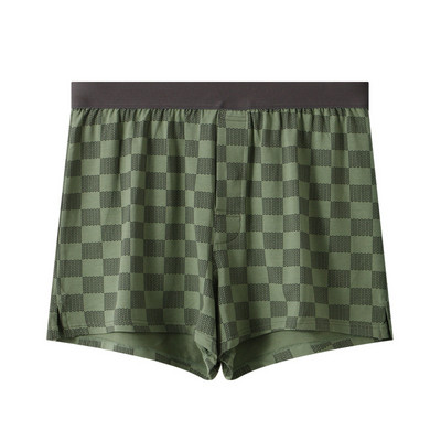 Ανδρικά μπόξερ Βαμβακερά μοντάλ μπαούλα εσώρουχα Μαλακά άνετα εσώρουχα Εσώρουχα με βέλη Καρό στη μέση Μπόξερ σορτς Φαρδιά σώβρακο