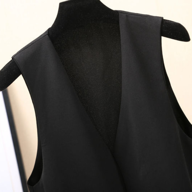 Μόδα Γυναικείο γιλέκο σιφόν Λεπτό αμάνικο ζακέτα Κορεάτικο μπουφάν Leisure Φτηνές Χονδρική Δωρεάν αποστολή Γιλέκο Νέο