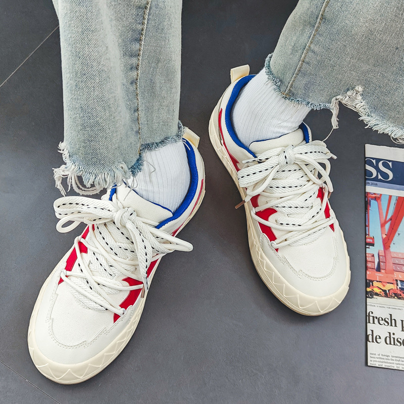 2023, primăvară și toamnă, pantofi plat cu șireturi, casual pentru bărbați, la modă, în aer liber, anti-alunecare, comozi, tendințe, versatili, pantofi pentru bărbați