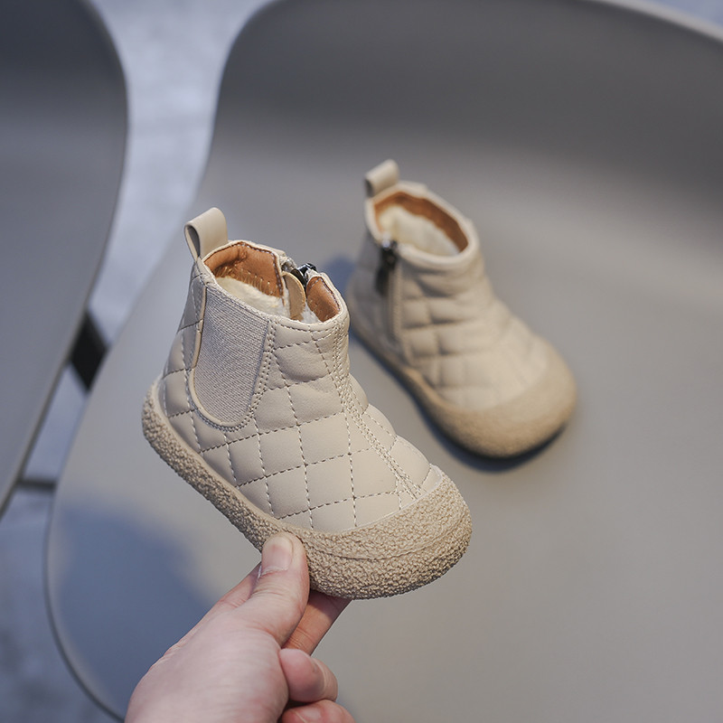 Χειμερινές μπότες για μωρά αγόρια για κορίτσια για εξωτερικούς χώρους Μπότες χιονιού βελούδινα παιδικά βαμβακερά παπούτσια Αντιολισθητικά παιδικά casual παπούτσια Βρεφικά παπούτσια για νήπια