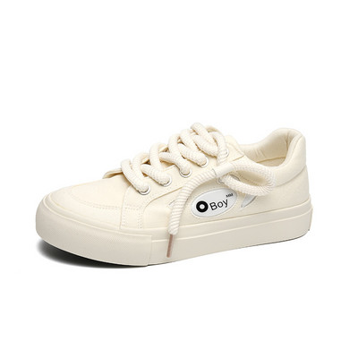 Varf rotund de primăvară, fund plat cu șireturi, pantofi sport casual pentru bărbați, modă în aer liber, anti-alunecare, pantofi pentru bărbați, versatili, respirabili