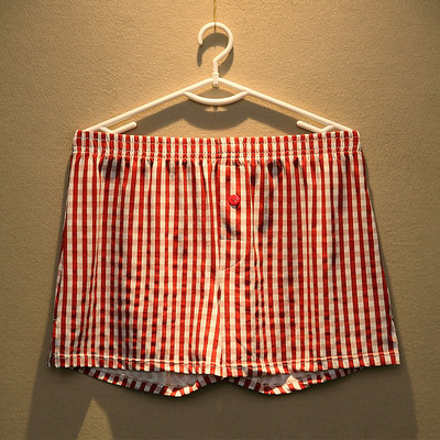 Ljetno muško donje rublje Muške kratke hlače Boksačice Seksi hlače sa strijelom kod kuće Pamučne gaćice Muške donje gaće Karirane široke prozračne kratke hlače