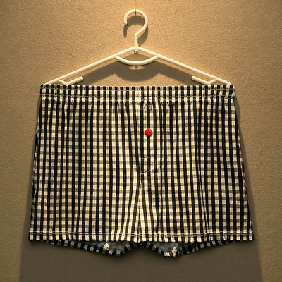 Ljetno muško donje rublje Muške kratke hlače Boksačice Seksi hlače sa strijelom kod kuće Pamučne gaćice Muške donje gaće Karirane široke prozračne kratke hlače