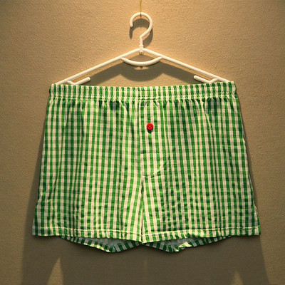 Ljetno muško donje rublje Muške kratke hlače Boksačice Seksi hlače sa strijelom kod kuće Pamučne gaćice Muške donje gaće Karirane široke prozračne kratke hlače