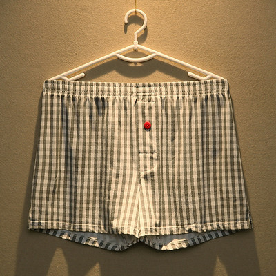 Ljetno muško donje rublje Muške kratke hlače Boksačice Seksi hlače sa strijelom kod kuće Pamučne gaćice Muške donje gaće Karirane široke prozračne kratke hlače