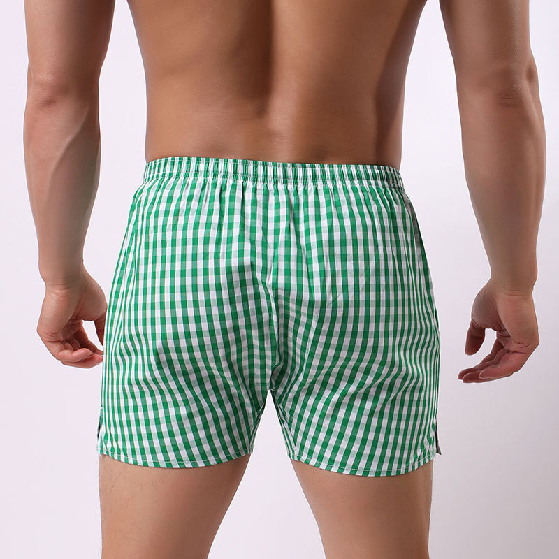 Ljetno muško donje rublje Muške kratke hlače Boksačice Seksi hlače sa strijelom kod kuće Pamučne gaćice Muške donje gaće Karirane široke prozračne kratke hlače