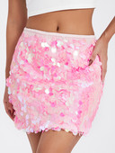 wsevypo Sparkly Sequins Bodycon Μίνι φούστες Γυναικείες φούστες με ψηλή ελαστική μέση Street Party Nightclub Stage Performance Ρούχα