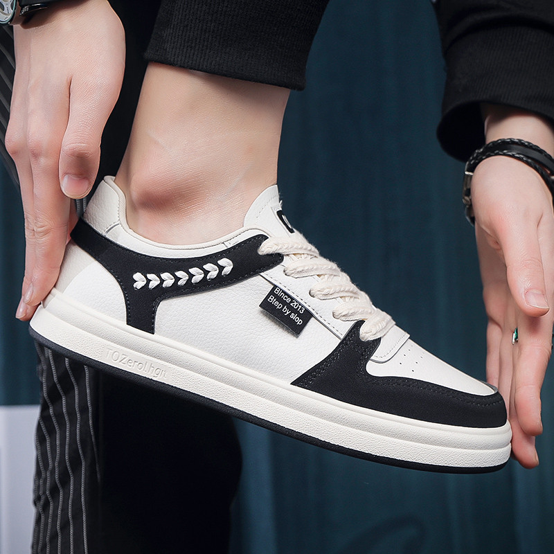 Nove proljetne ravne muške tenisice na vezanje iz 2023., ležerne, neklizajuće, udobne, mekane podloge, prozračne muške cipele za razne vrste