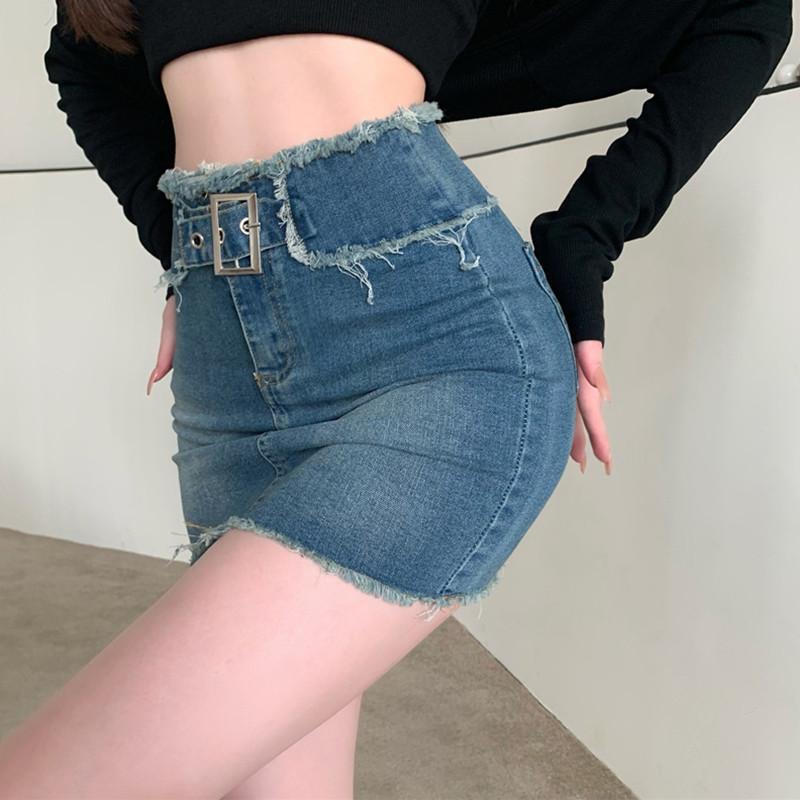 Suknja a-kroja Traper kratka suknja Uska suknja Nepravilna ženska suknja visokog struka za modne shopping zabave Slobodno vrijeme