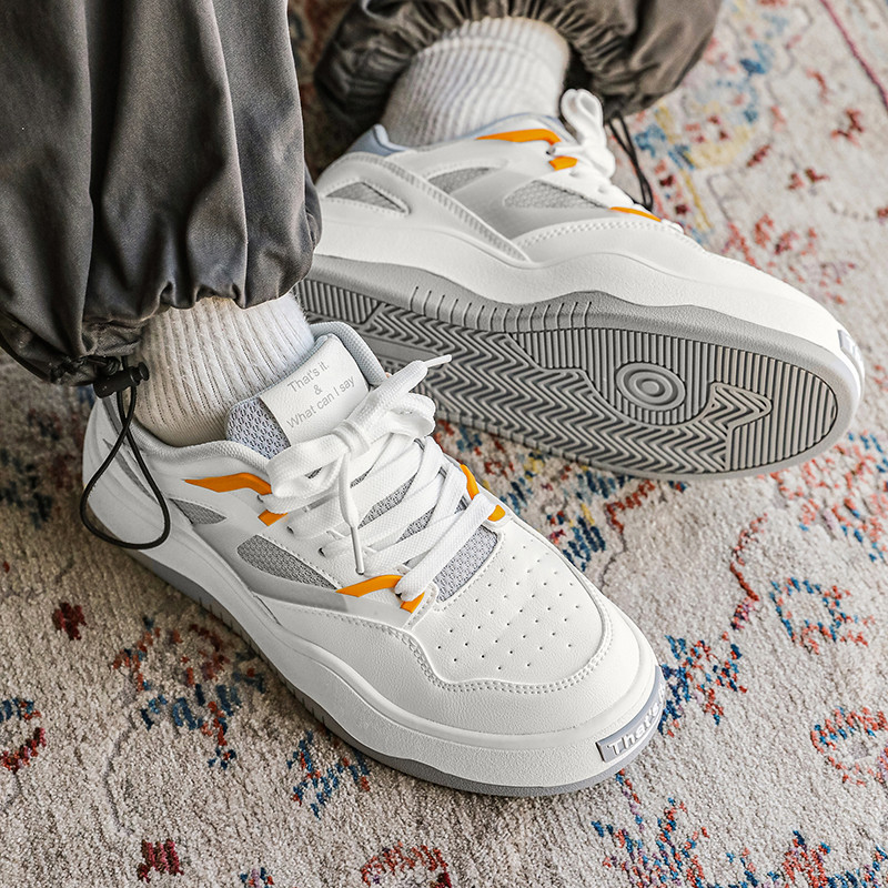 Ανοιξιάτικη πλατφόρμα Lace-up Ανδρικά παπούτσια με κορδόνια Casual, αντιολισθητικά, άνετα, μαλακά στο κάτω μέρος, αναπνέοντα ανδρικά παπούτσια