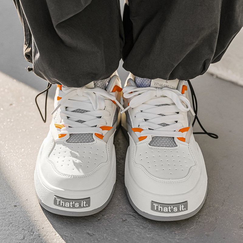 Ανοιξιάτικη πλατφόρμα Lace-up Ανδρικά παπούτσια με κορδόνια Casual, αντιολισθητικά, άνετα, μαλακά στο κάτω μέρος, αναπνέοντα ανδρικά παπούτσια